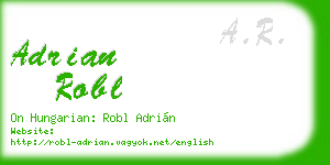 adrian robl business card